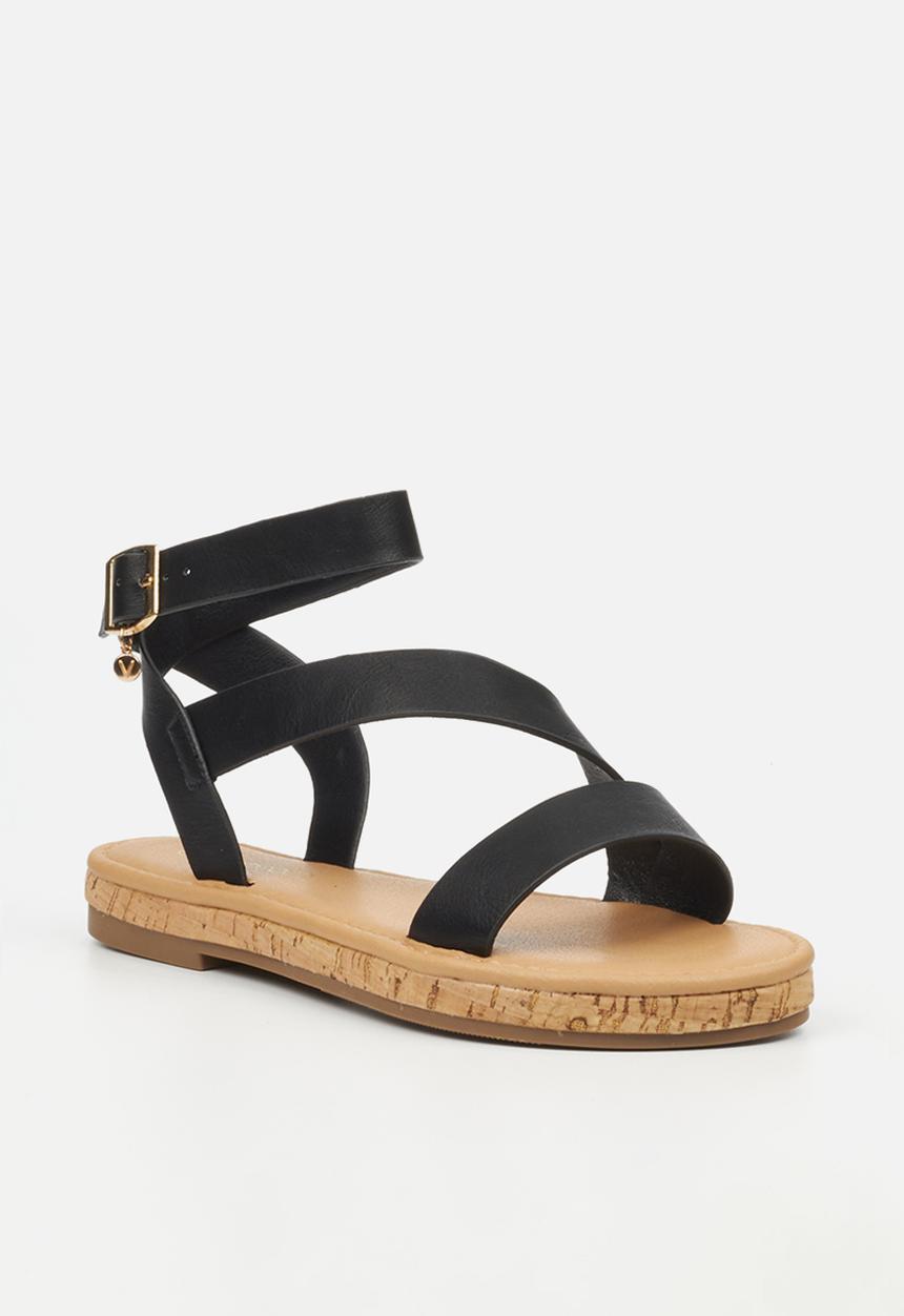 Viabeach - Shiraz 3 ankle strap - black