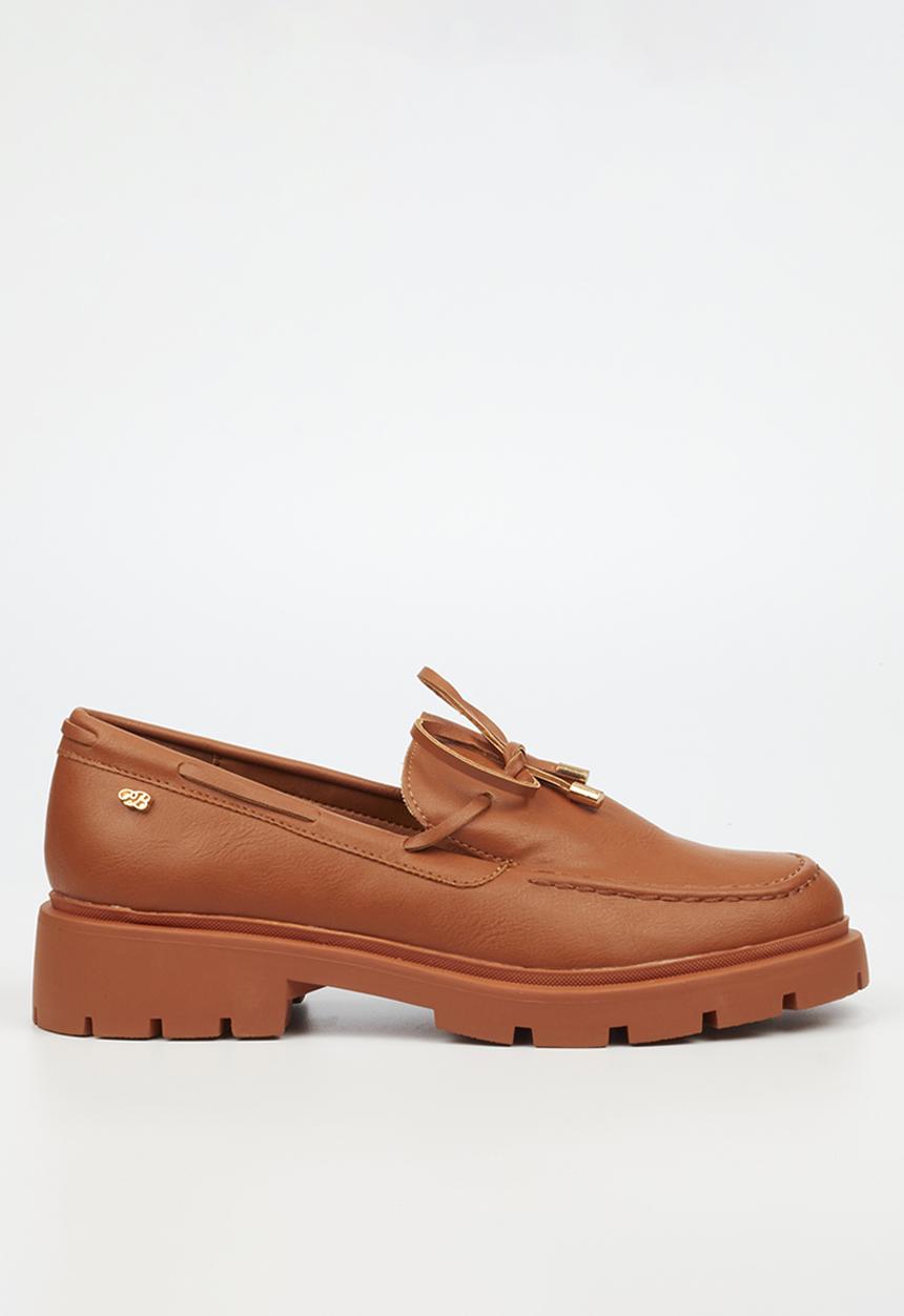 Miss Black - Tipsy 6 loafer - tan