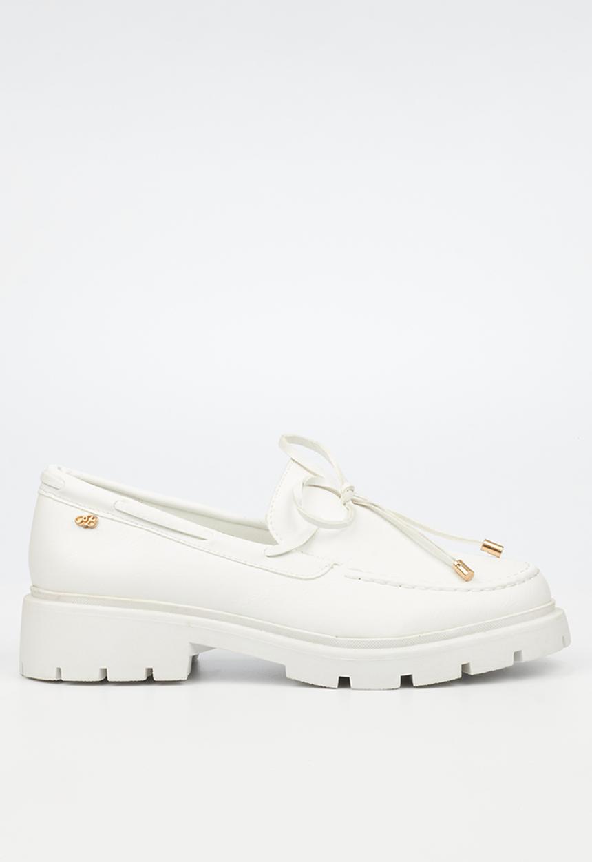 Miss Black - Tipsy 6 loafer - white