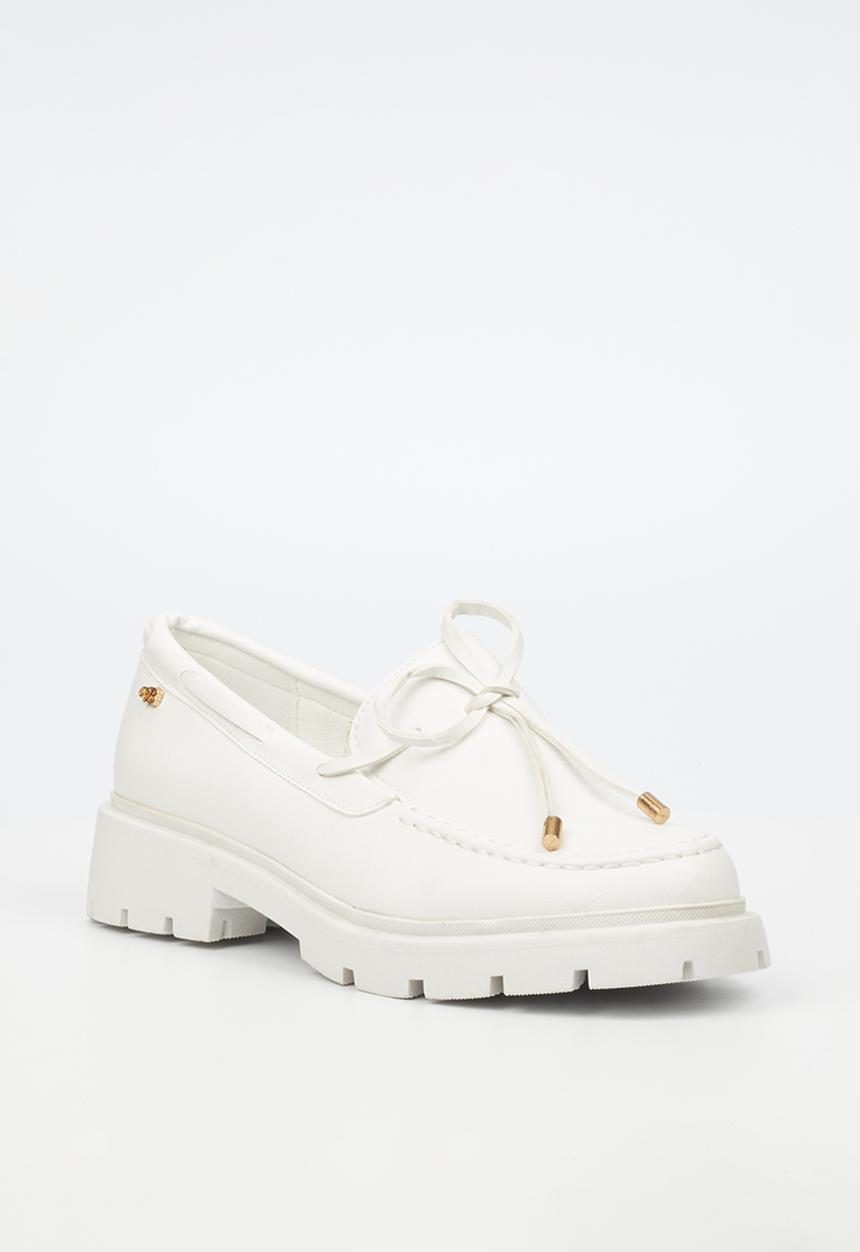 Miss Black - Tipsy 6 loafer - white