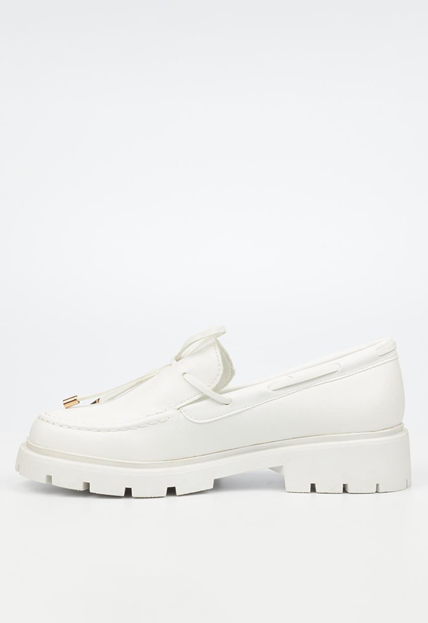 Miss Black - Tipsy 6 loafer - white