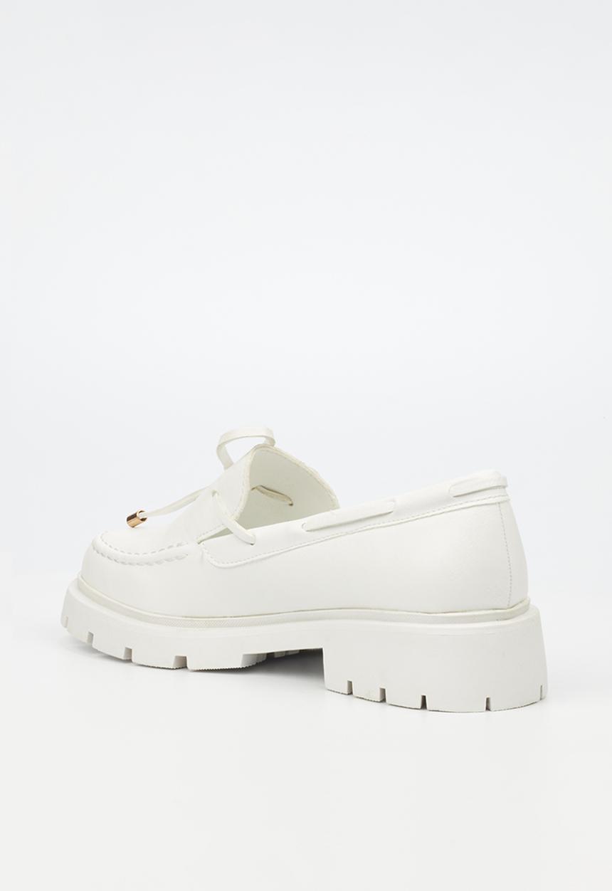 Miss Black - Tipsy 6 loafer - white