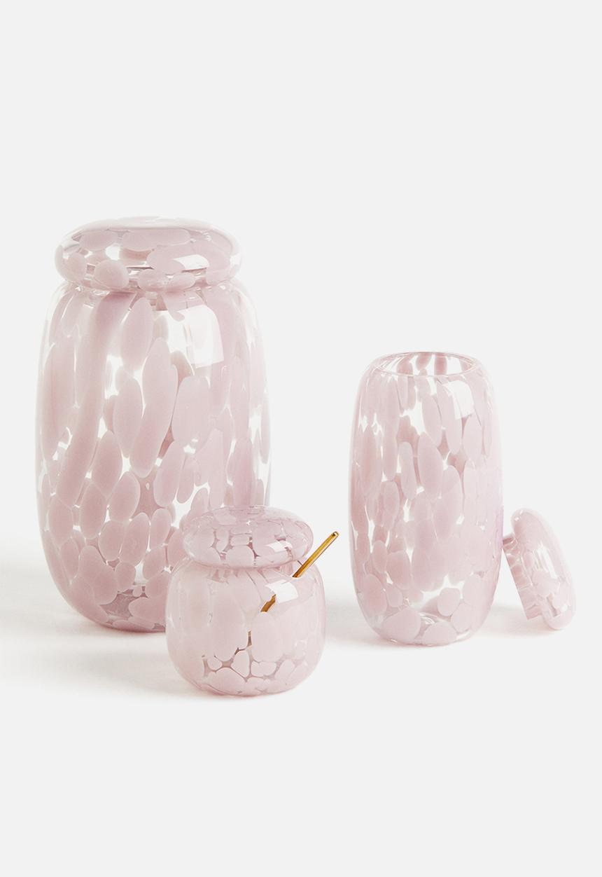 H&M - Glass marmalade jar - pink