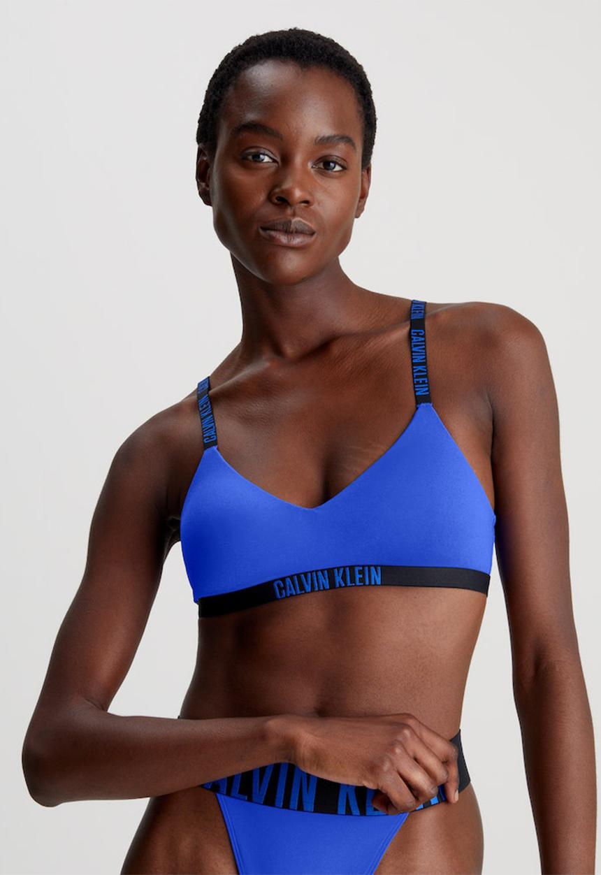 Calvin Klein - Lightly lined bralette - dazzling blue