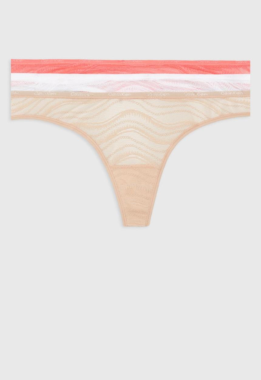 Calvin Klein - Thong 3 Pack - Multi 