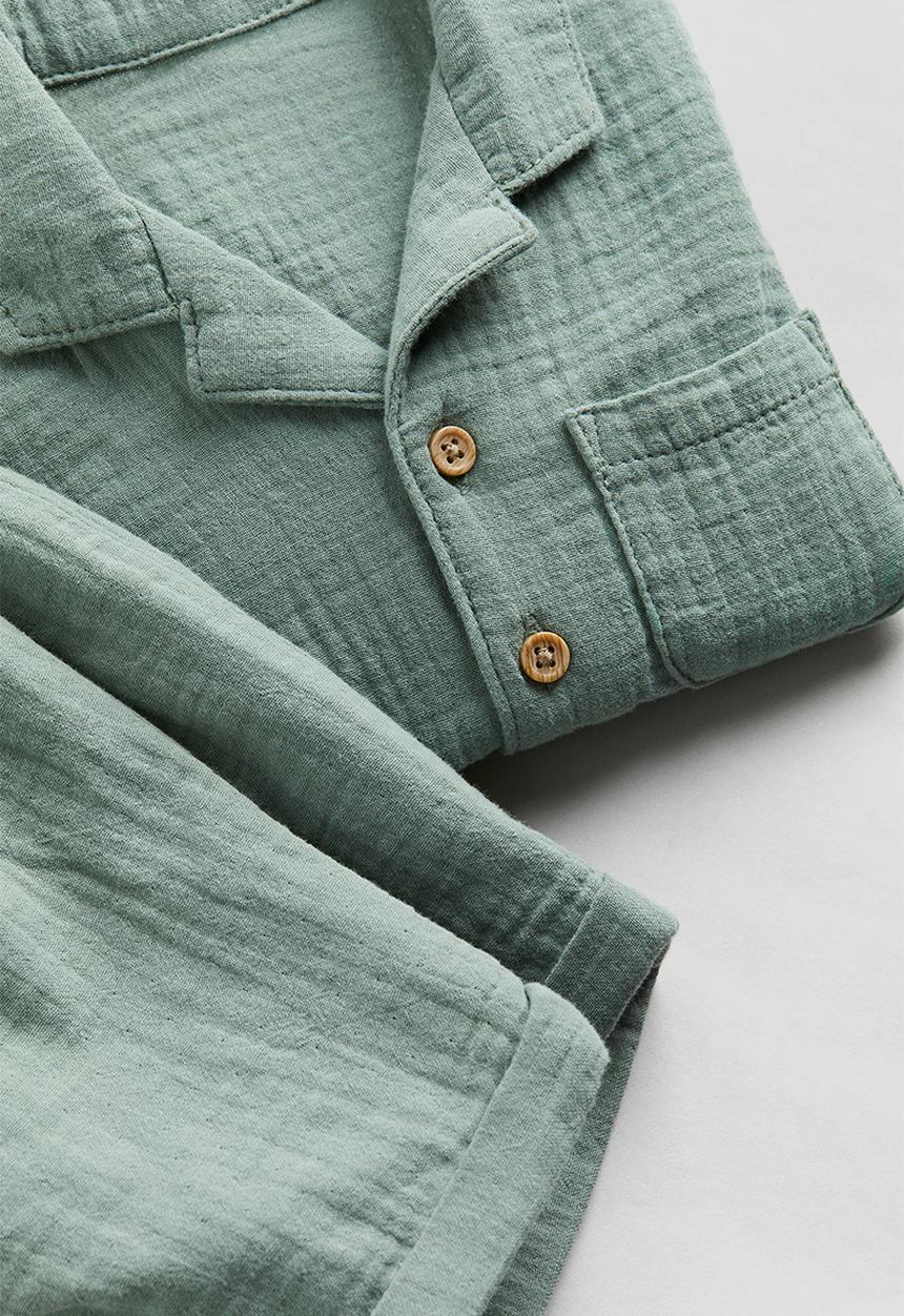 H&M - 2-piece patterned set - green