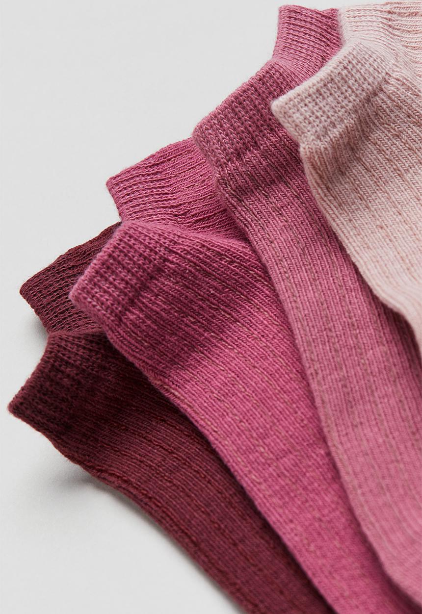H&M - 5-Pack trainer socks - old rose/powder pink