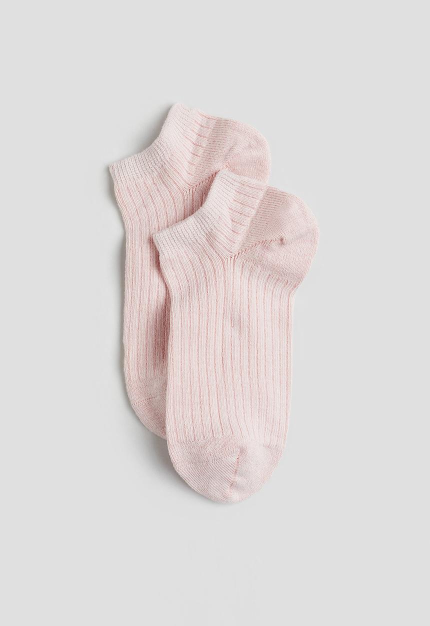 H&M - 5-Pack trainer socks - old rose/powder pink