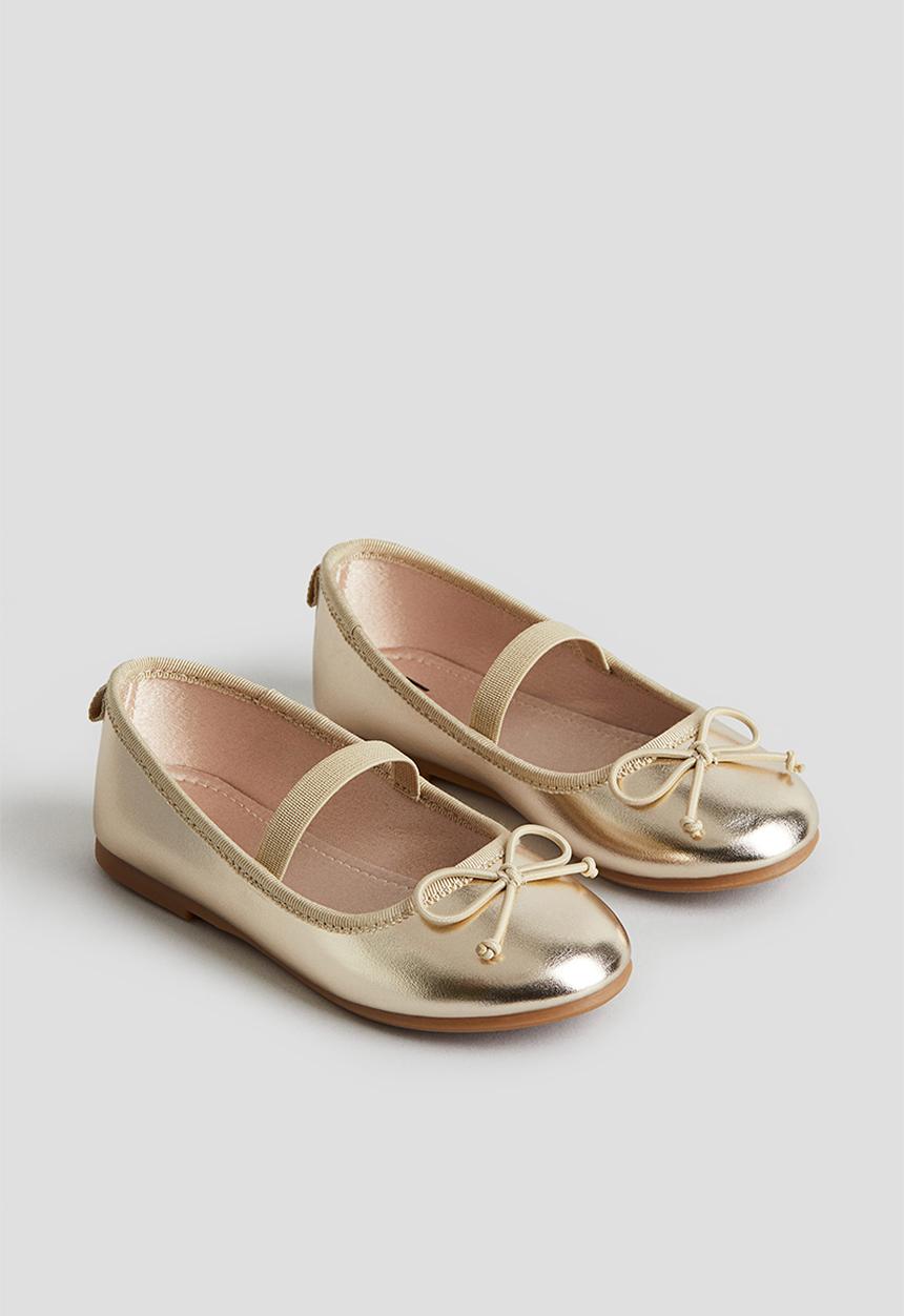 H&M - Ballet pumps - gold