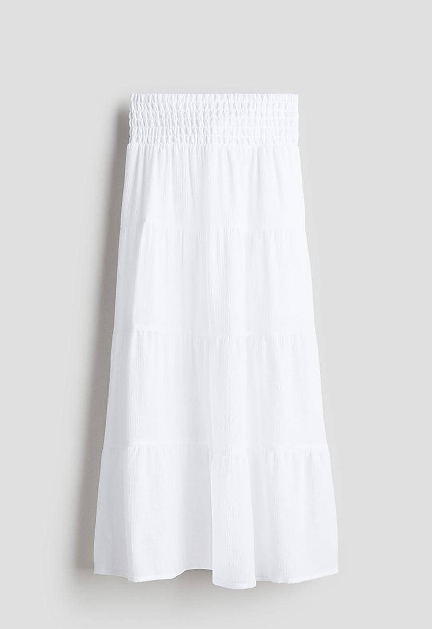 H&M - Maxi skirt - white
