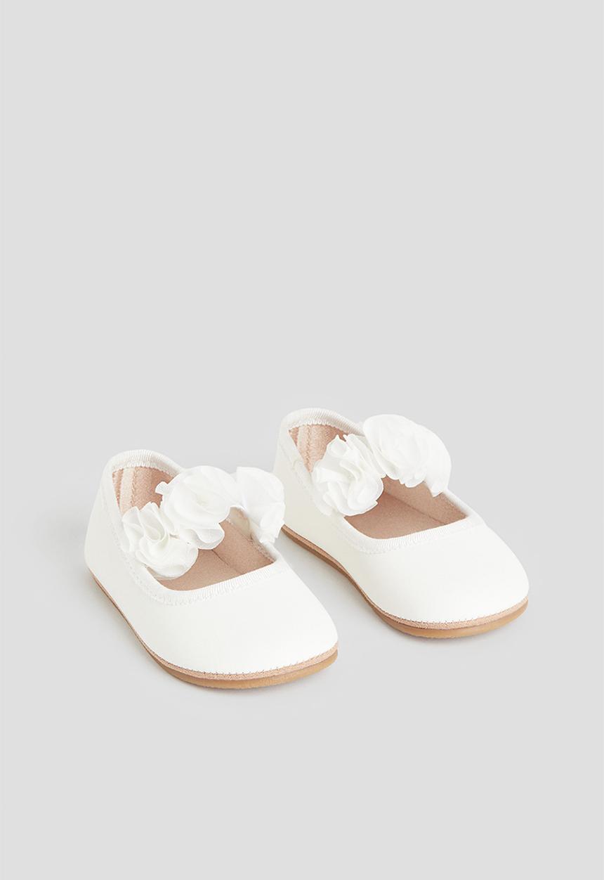 H&M - Ballet pumps - white