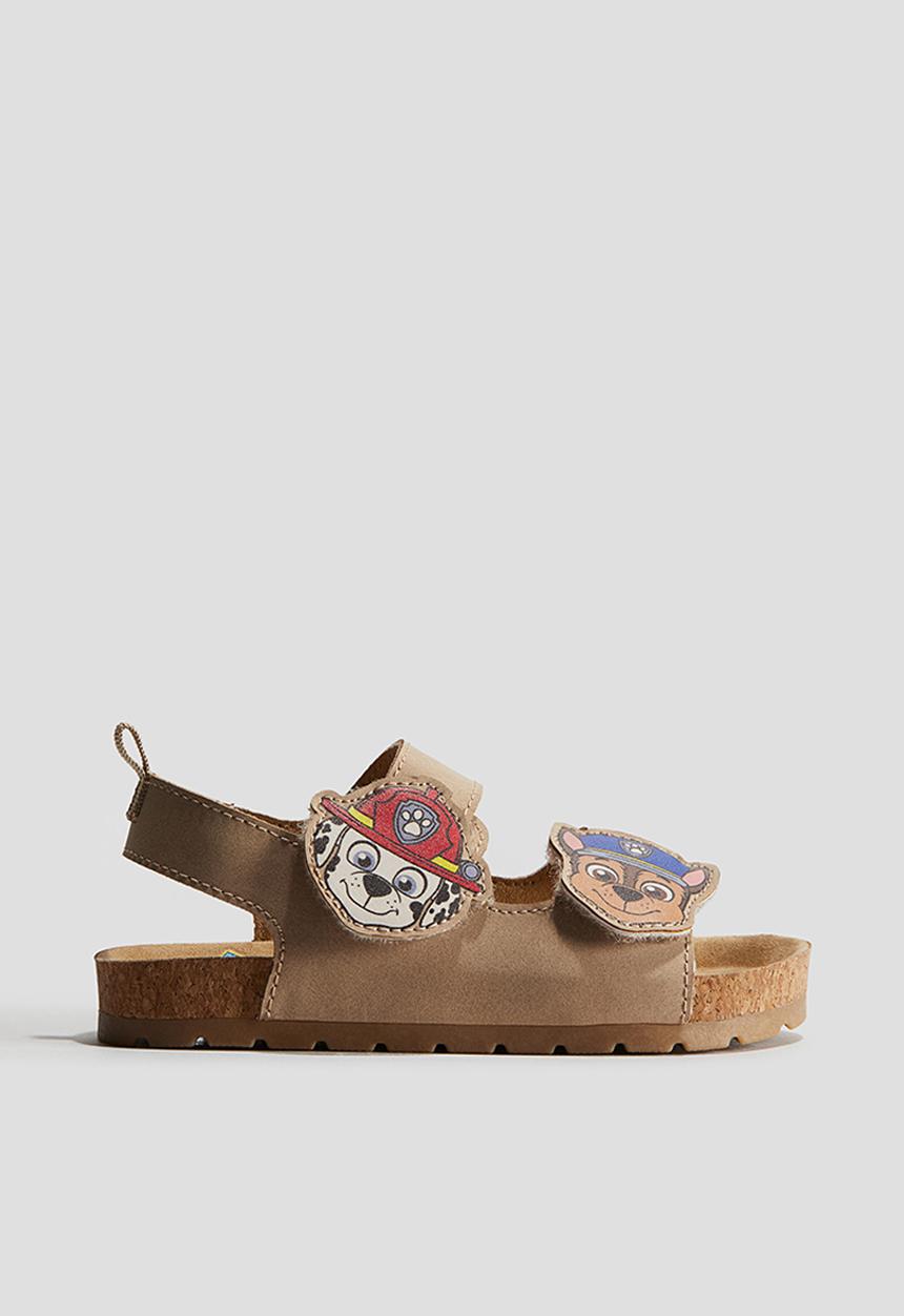 H&M - Ankle strap sandals - beige & paw patrol 