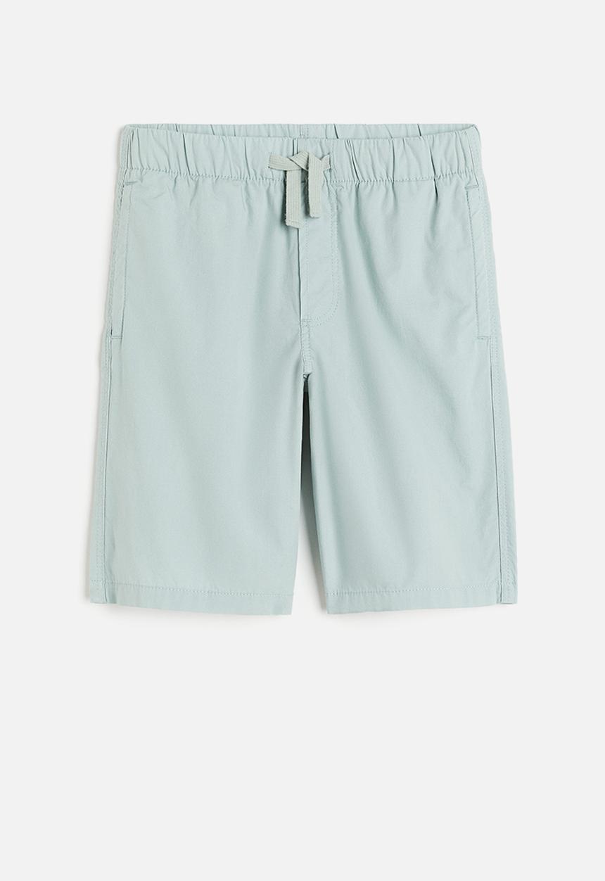 H&M - Cotton pull-on shorts - turquoise