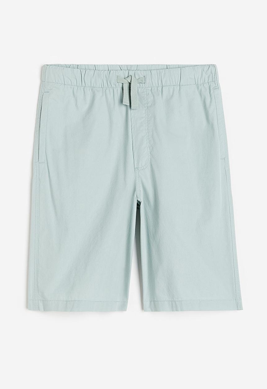 H&M - Cotton pull-on shorts - turquoise
