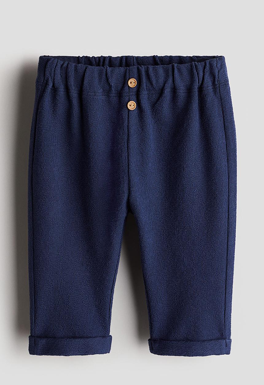 H&M - Cotton terry joggers - blue