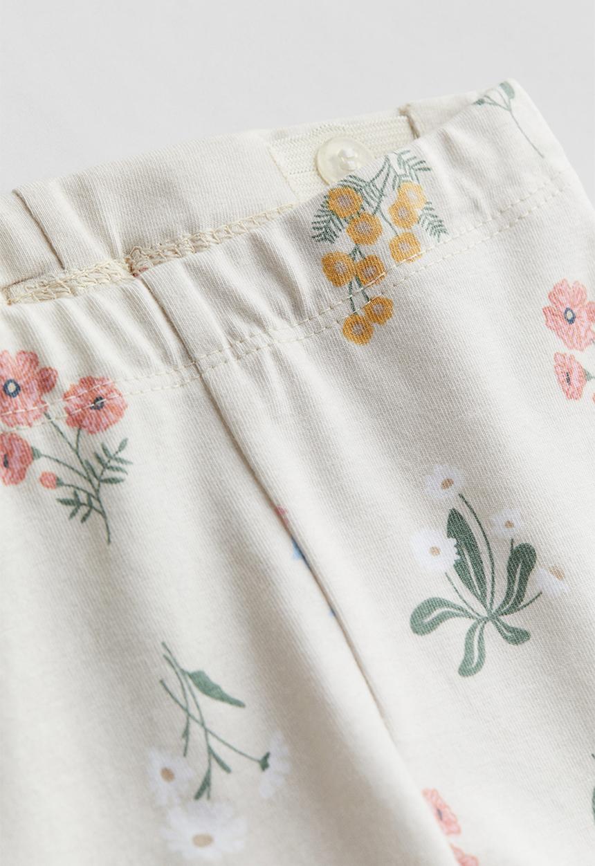 H&M - 3-piece cotton set - pink & white