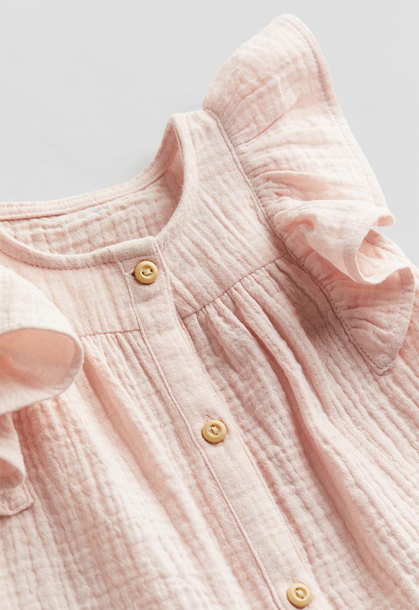 H&M - 3-piece cotton set - pink & white