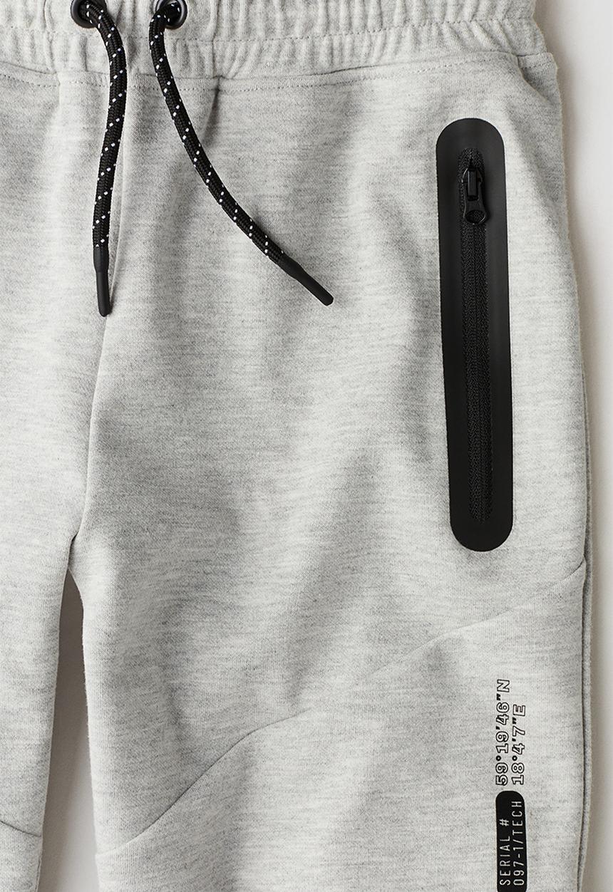 H&M - Sporty shorts - light grey marl