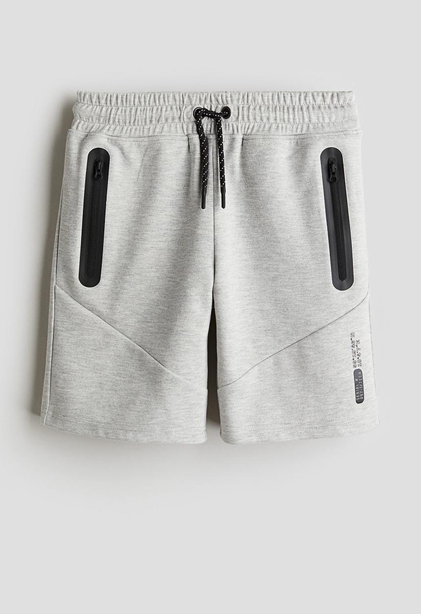 H&M - Sporty shorts - light grey marl