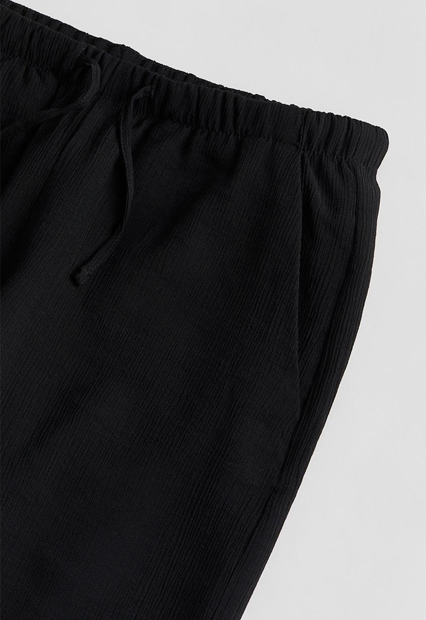 H&M - Pull-on trousers - black