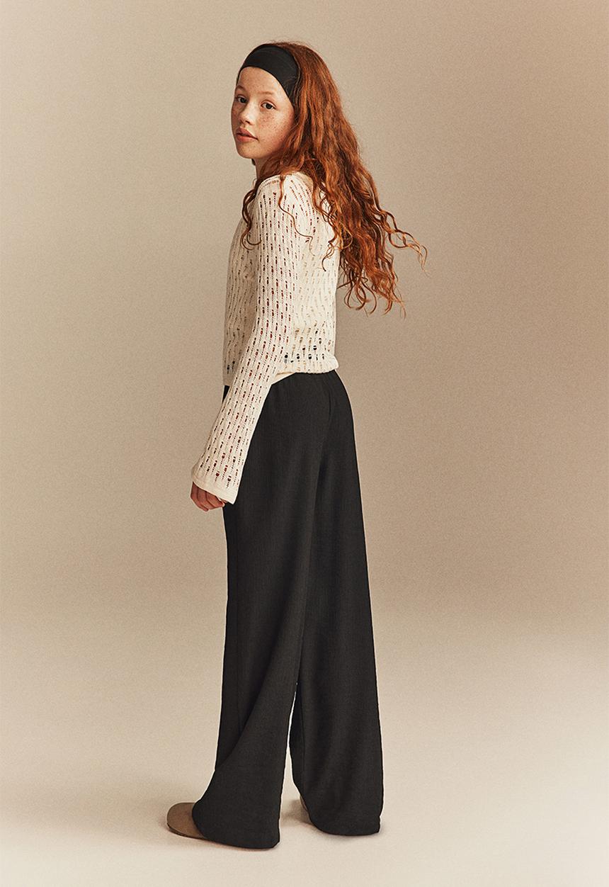 H&M - Pull-on trousers - black