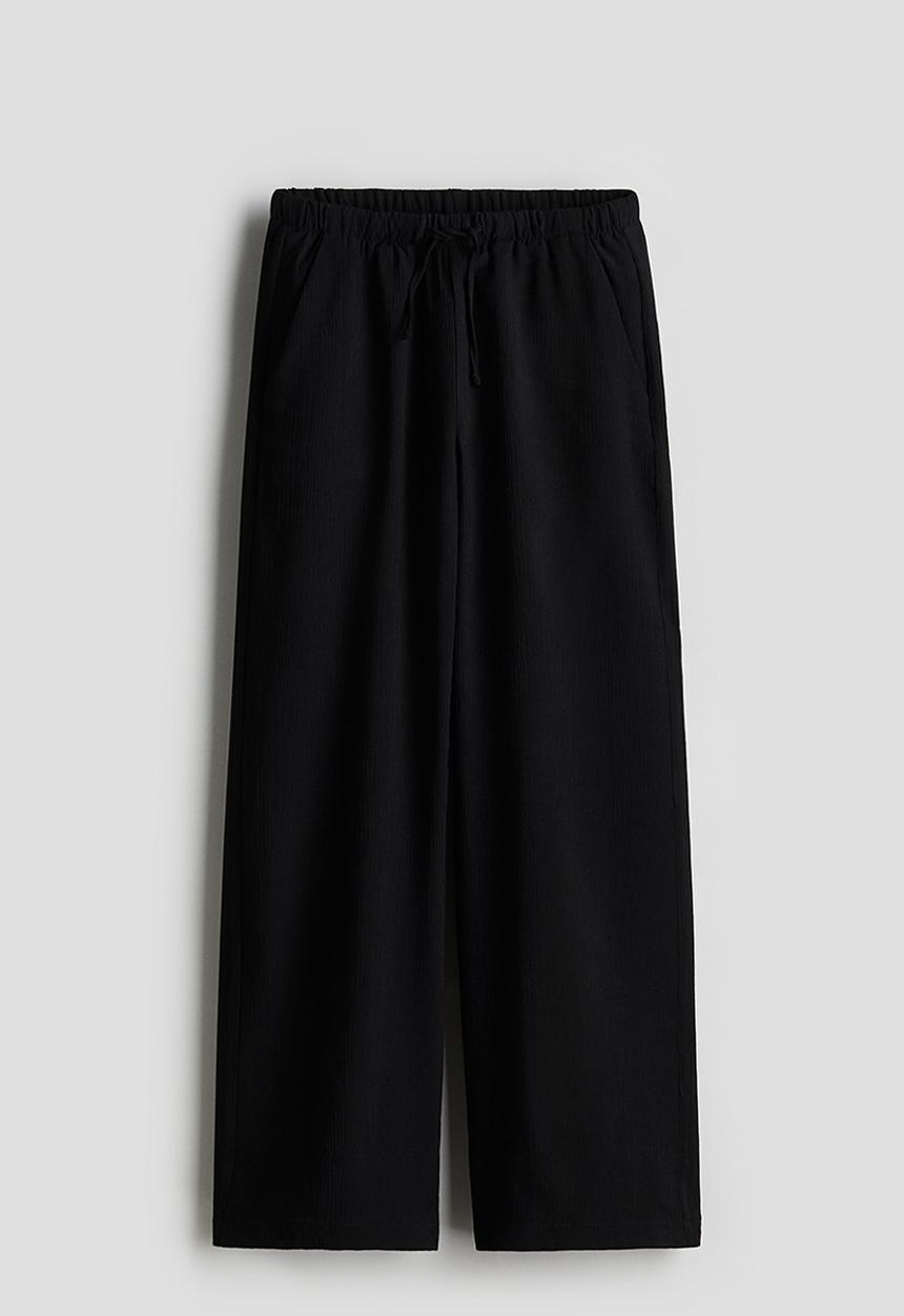 H&M - Pull-on trousers - black