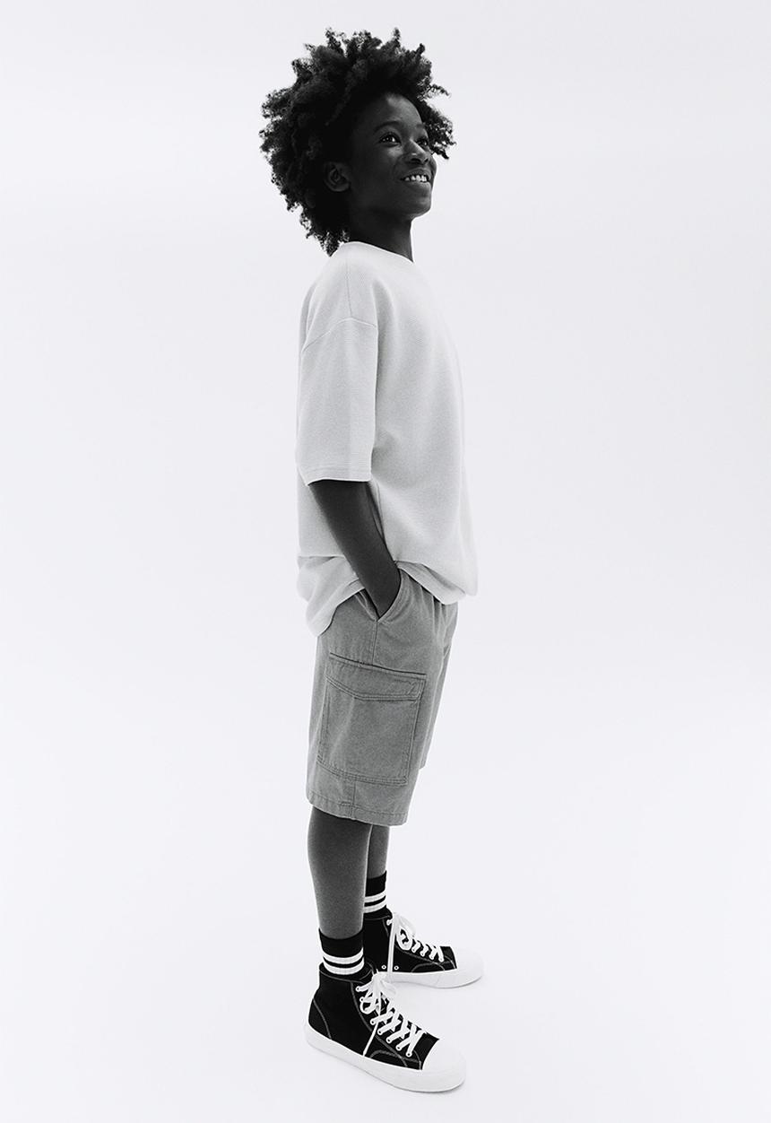 H&M - Twill cargo shorts - khaki green