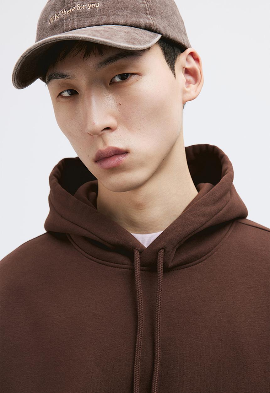 H&M - Loose fit hoodie - brown