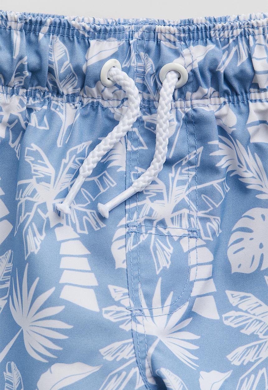 H&M - Swim shorts - Light blue Palm trees