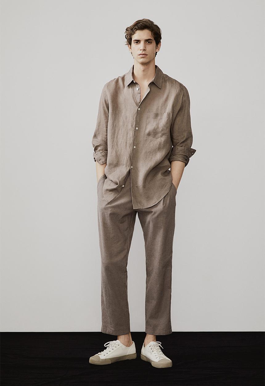 H&M - Regular fit linen shirt - beige