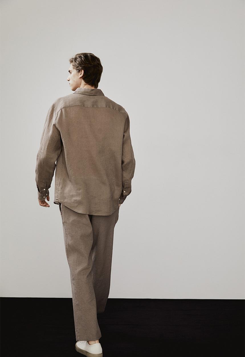 H&M - Regular fit linen shirt - beige