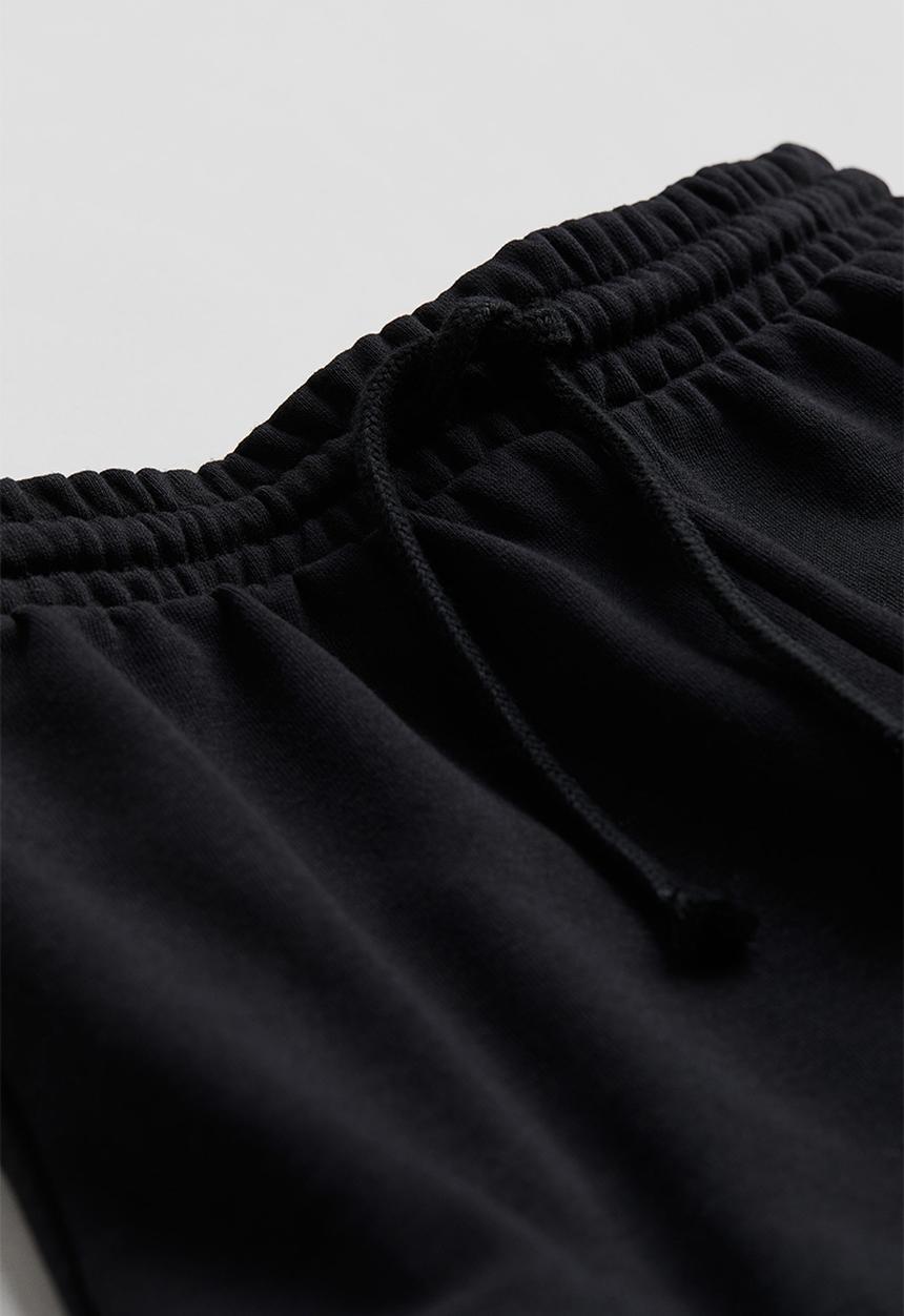 H&M - Sweatshirt shorts - black