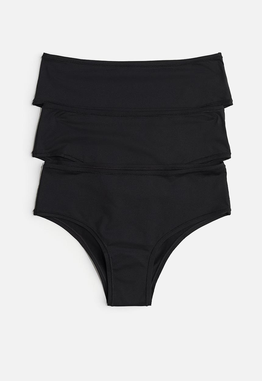 H&M - 3-Pack microfibre hipster briefs - black
