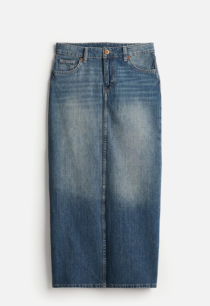 H&M - Denim maxi skirt - blue
