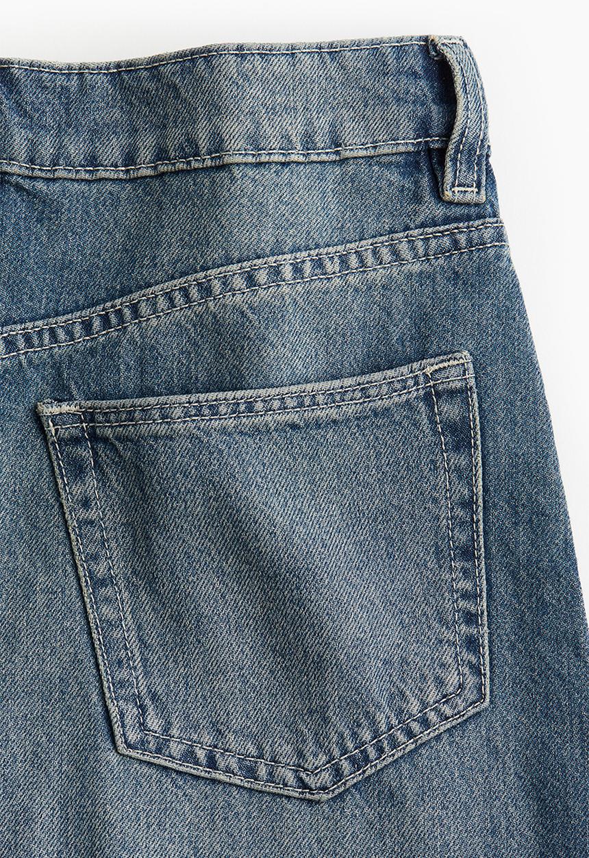 H&M - Denim maxi skirt - blue