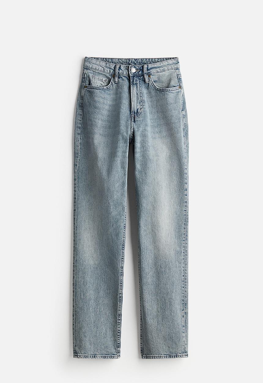 H&M - Curvy fit slim high jeans - blue
