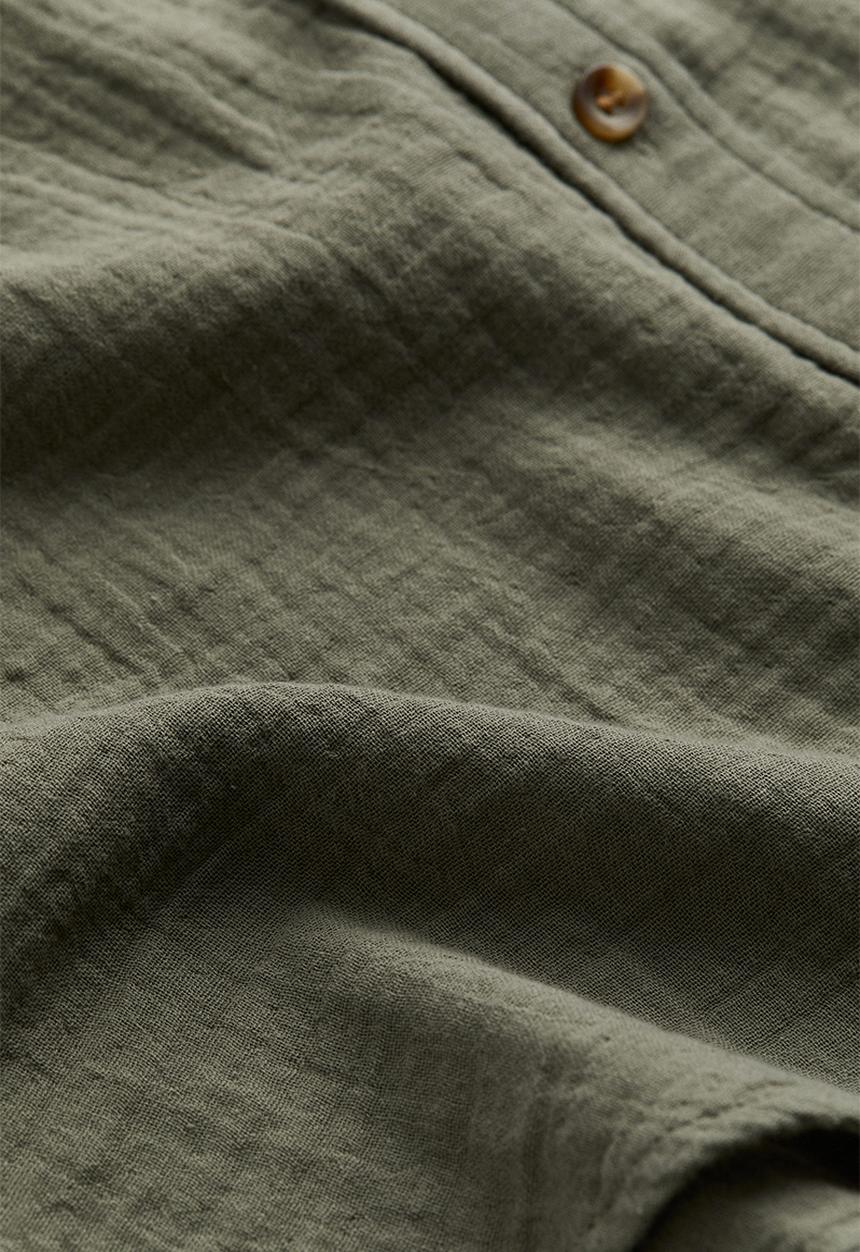 H&M - Cotton shirt - khaki green