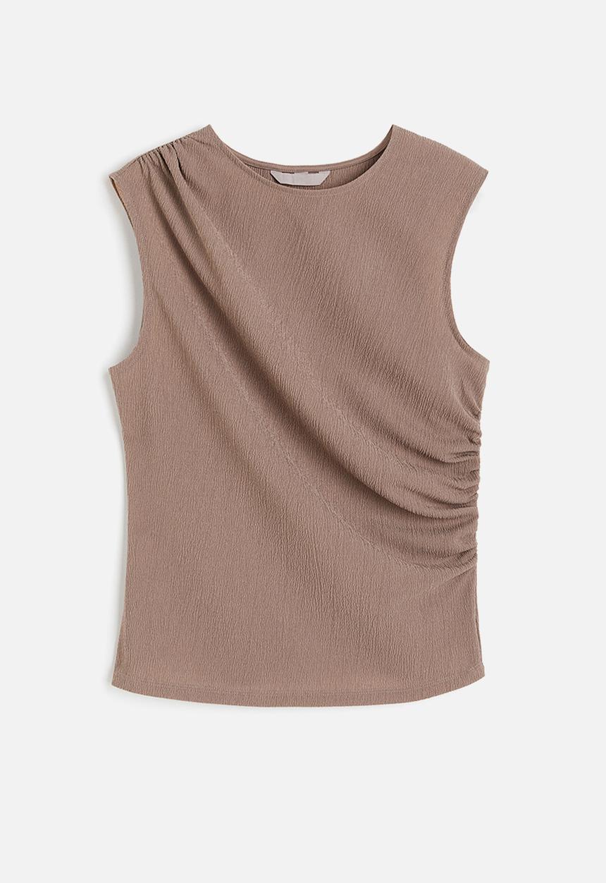 H&M - Draped vest top - beige