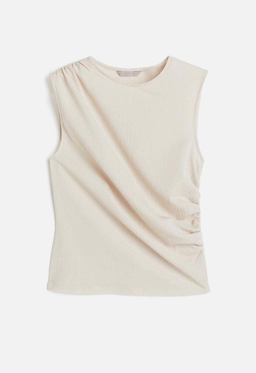 H&M - Draped vest top - beige