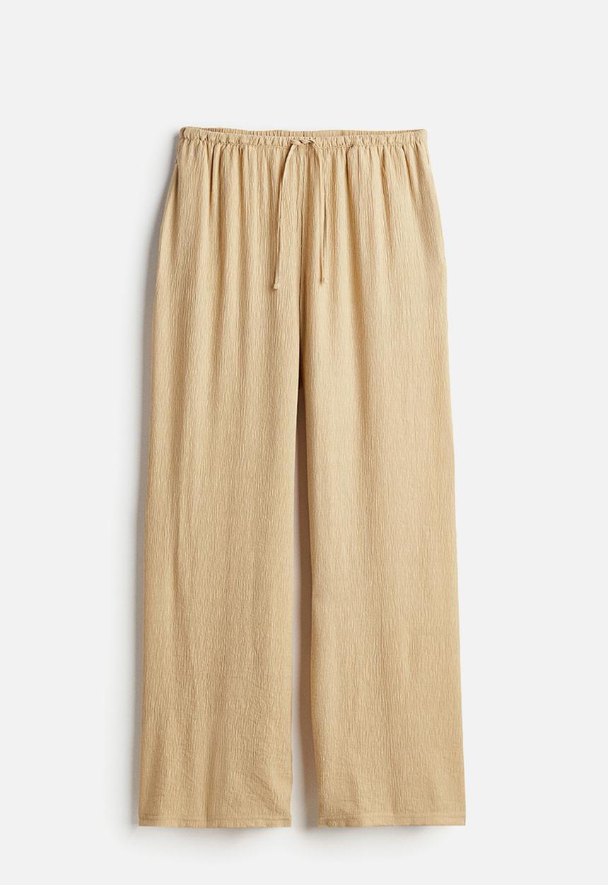 H&M - Crêpe pull-on trousers - beige