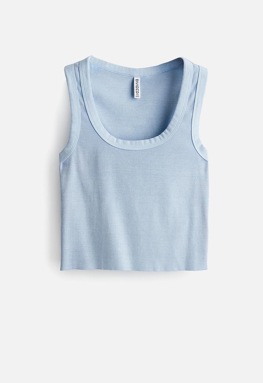 H&M - Short vest top - blue