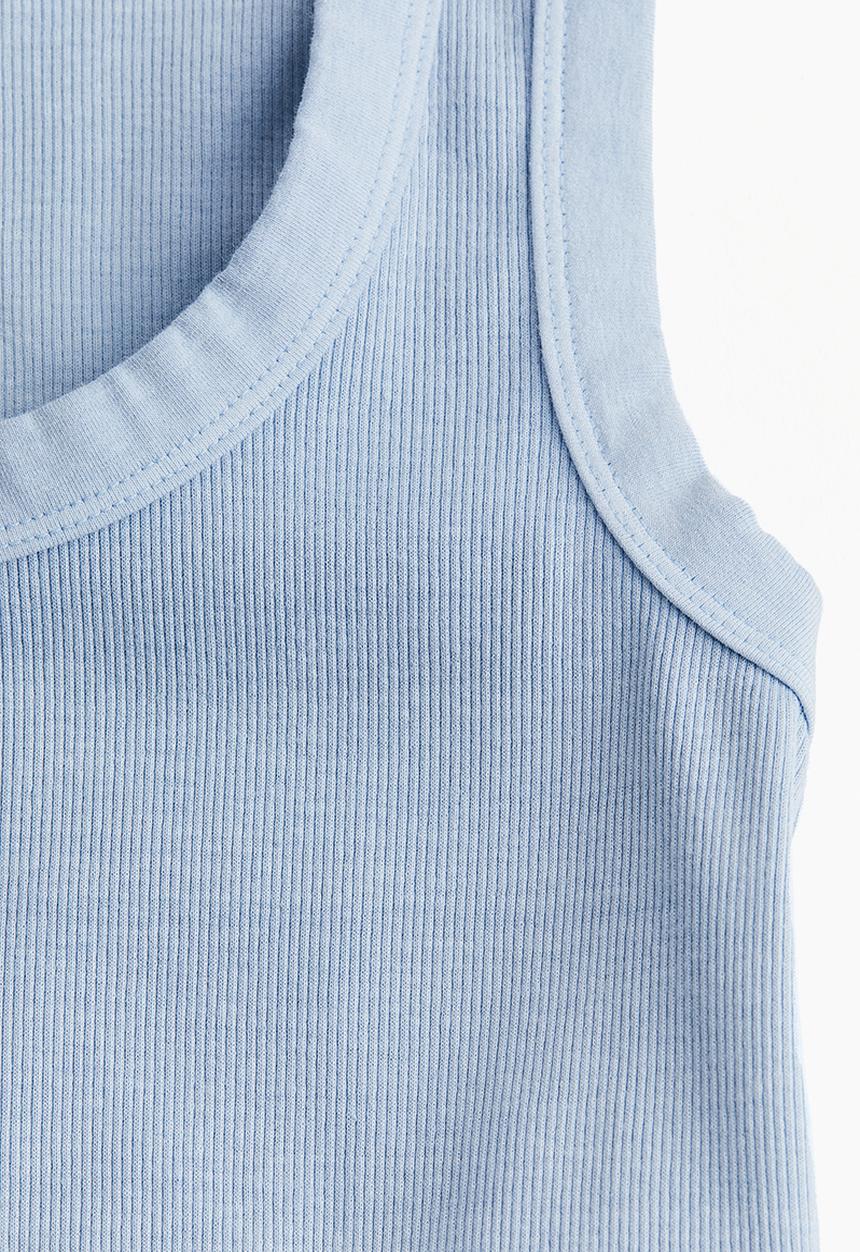 H&M - Short vest top - blue