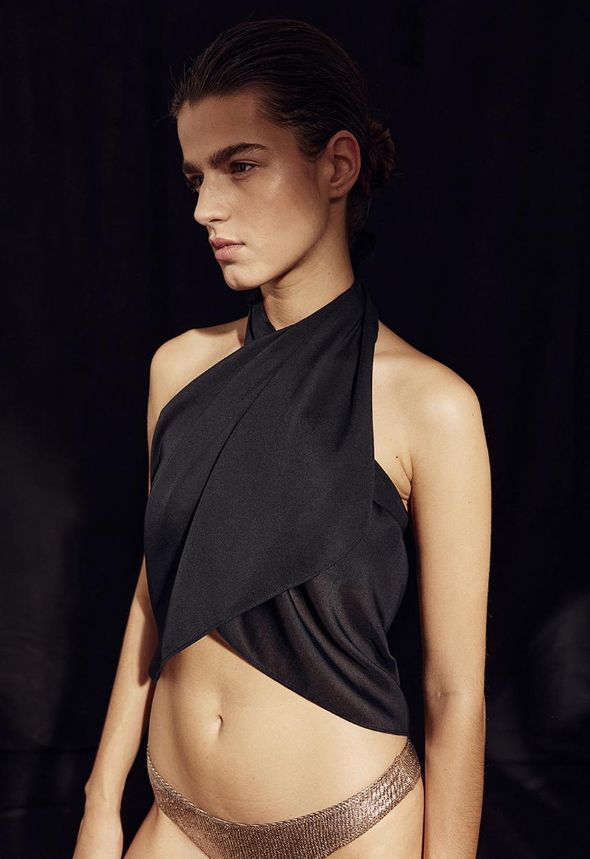 H&M - Short sarong - black
