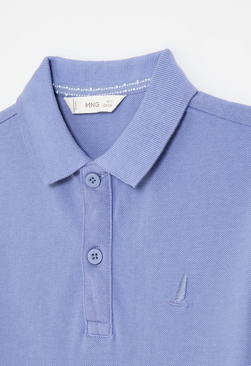 MANGO - Polo shirt javier6 - medium blue