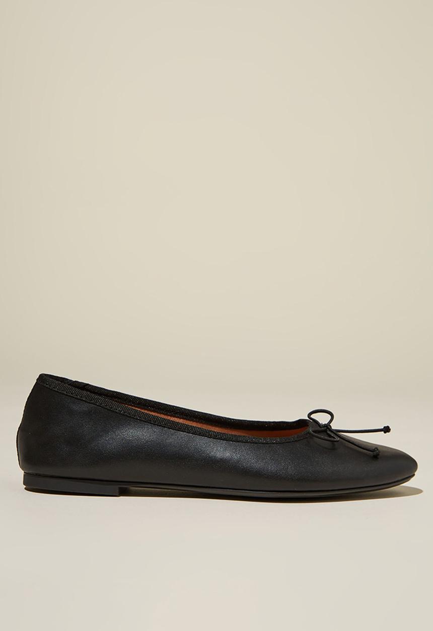 Cotton On - Amy round ballet - black smooth
