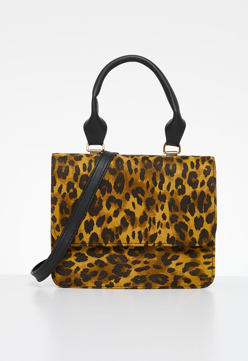 Superbalist - Animal print crossbody bag - brown & black