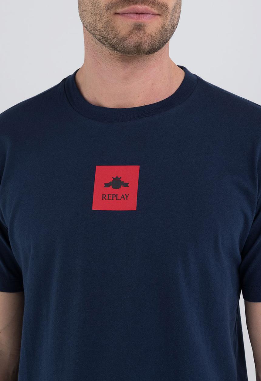 Replay - T-Shirt Regular - Indigo Blue