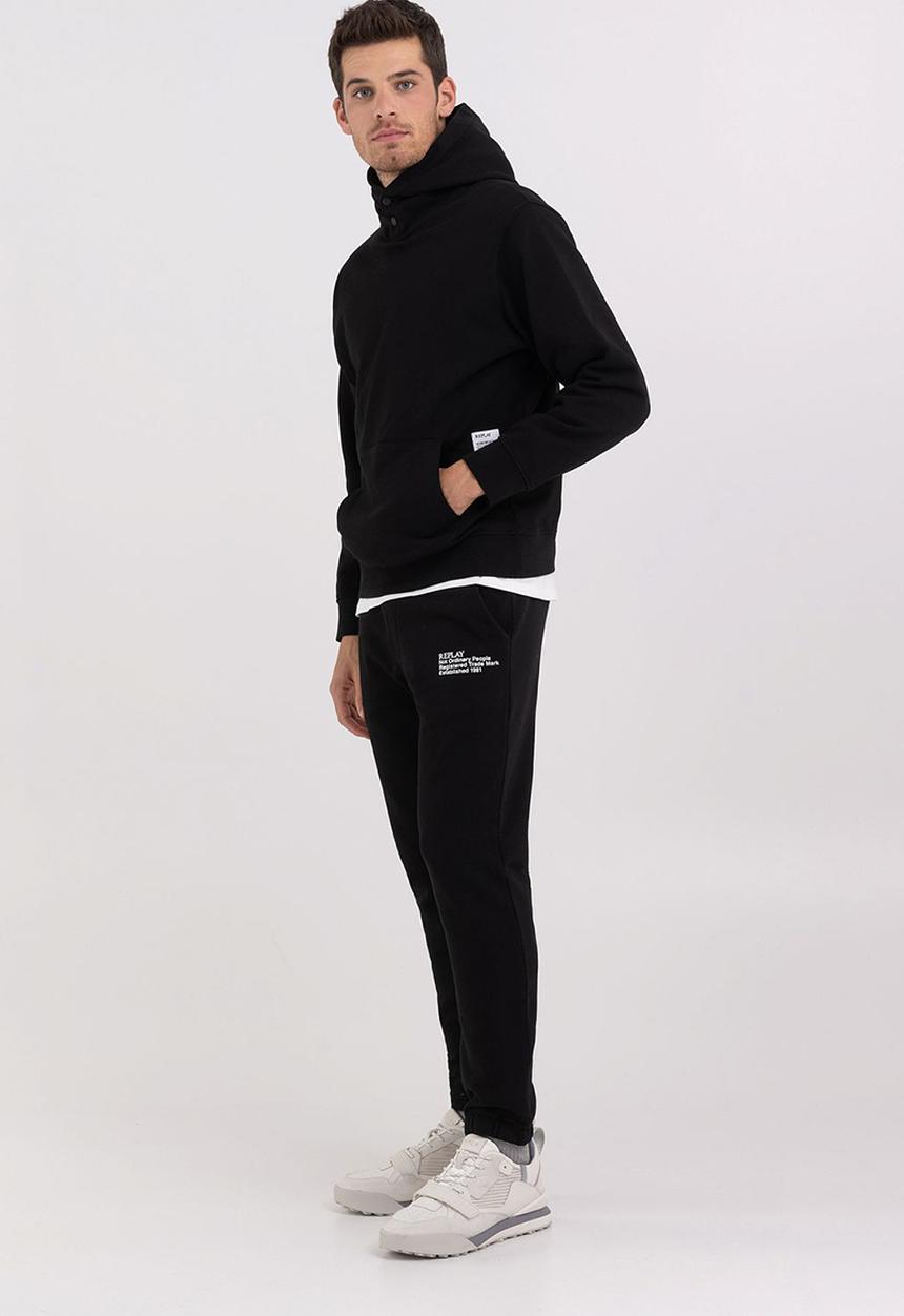 Replay - Felpa Regular - Black