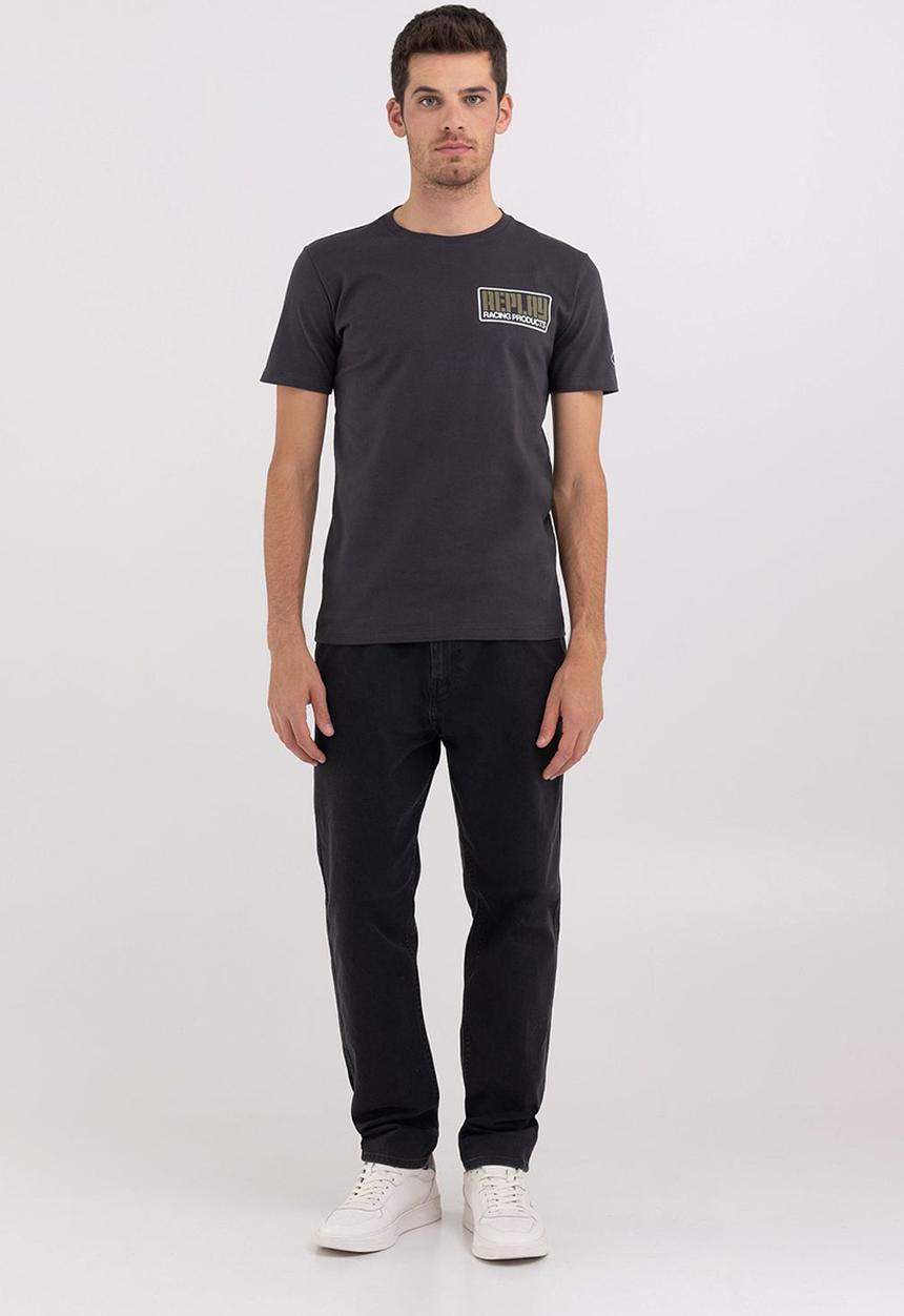 Replay - T-Shirt Regular_Slim - Nearly Black