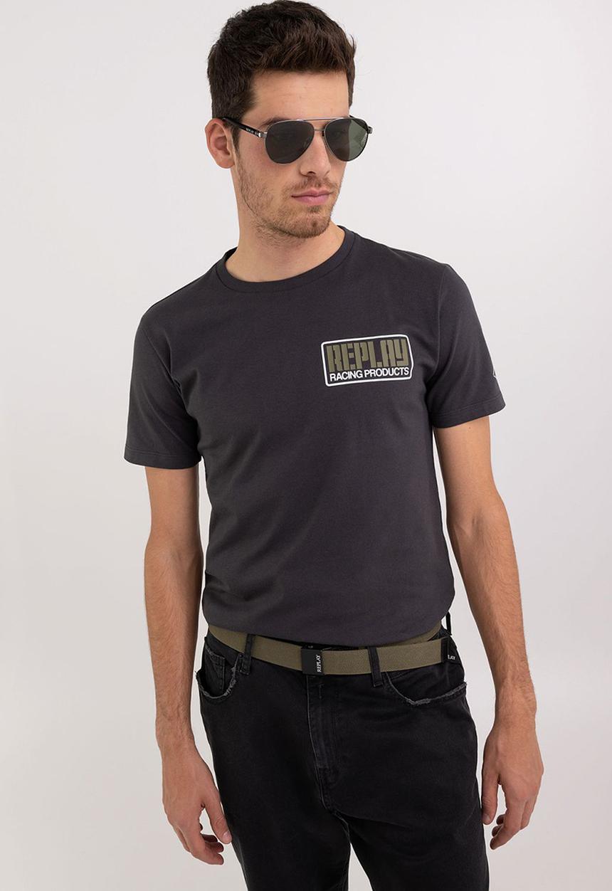 Replay - T-Shirt Regular_Slim - Nearly Black
